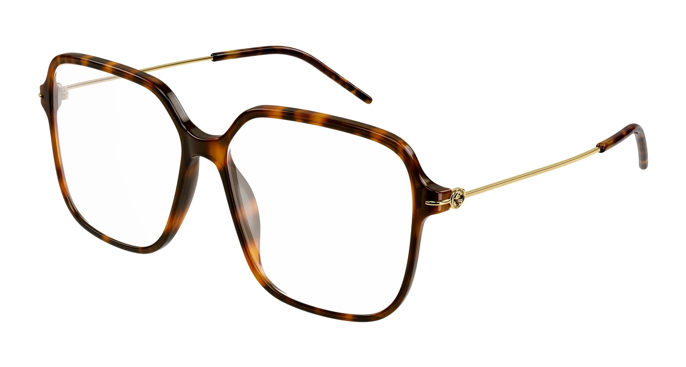 Gucci GG1271O 002 Montature da vista Plastica Havana Squadrata - immagine 1