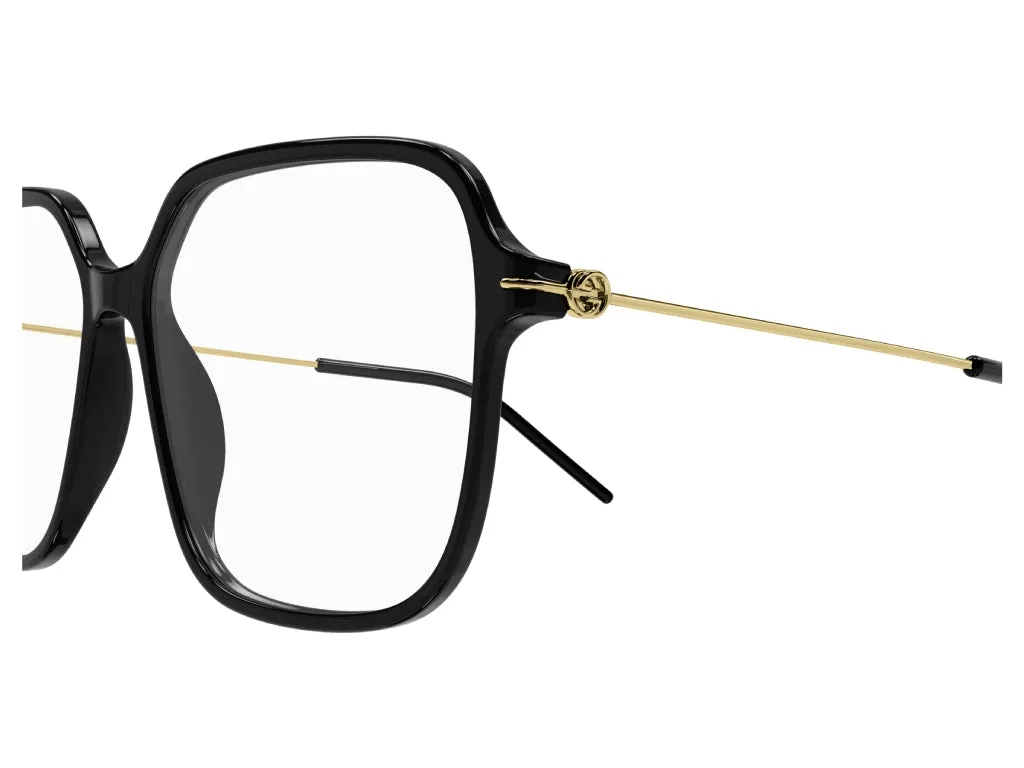 Gucci GG1271O 001 Montature da vista Plastica Nero Squadrata - immagine 4
