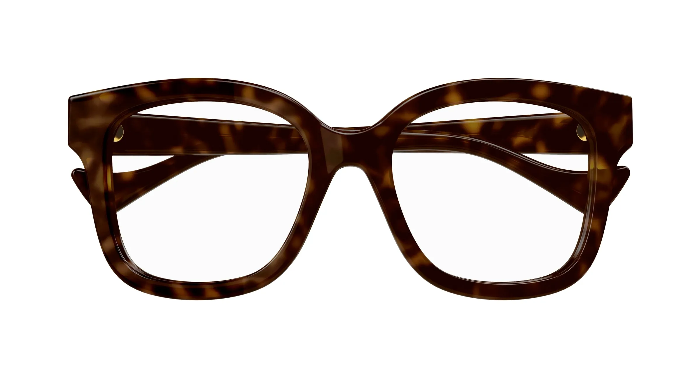 Gucci GG1258O 005 Montature da vista Plastica Havana Squadrata - immagine 3