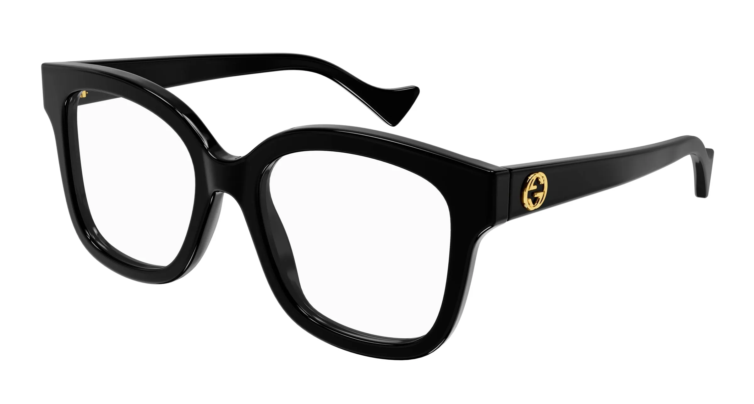 Gucci GG1258O 004 Montature da vista Plastica Nero Squadrata - immagine 1