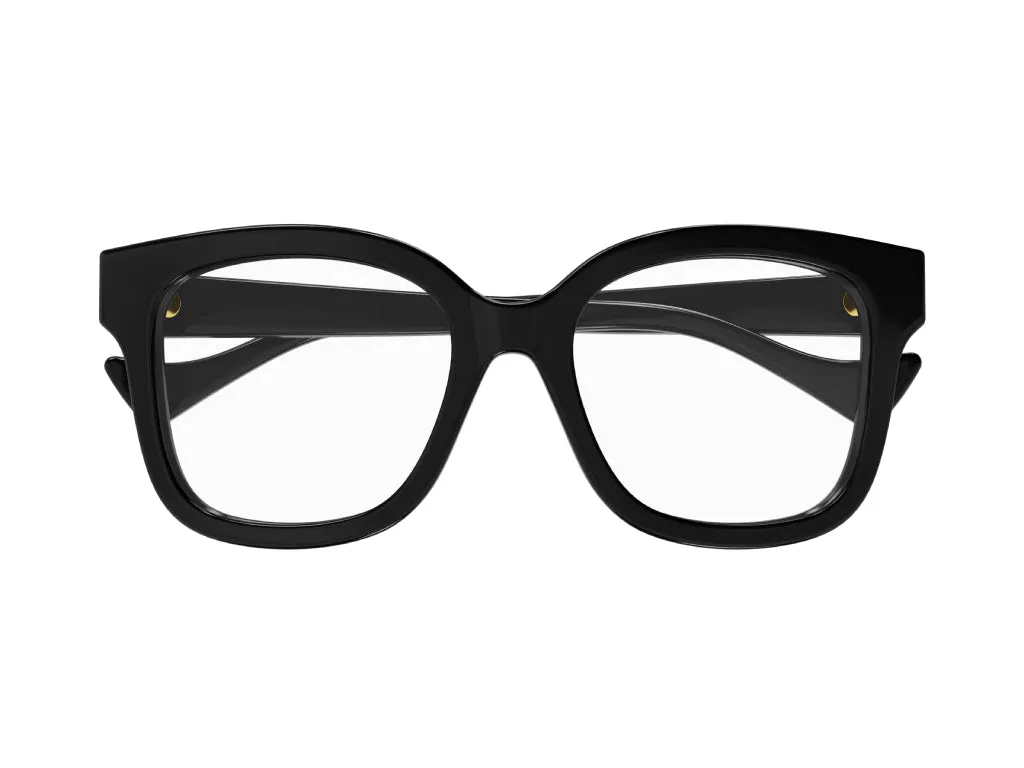Gucci GG1258O 004 Montature da vista Plastica Nero Squadrata - immagine 2
