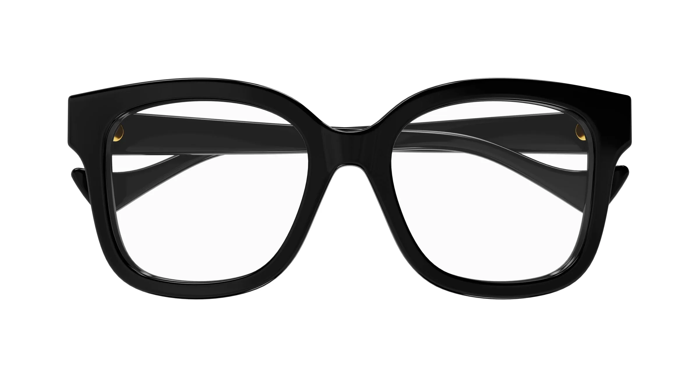 Gucci GG1258O 004 Montature da vista Plastica Nero Squadrata - immagine 3