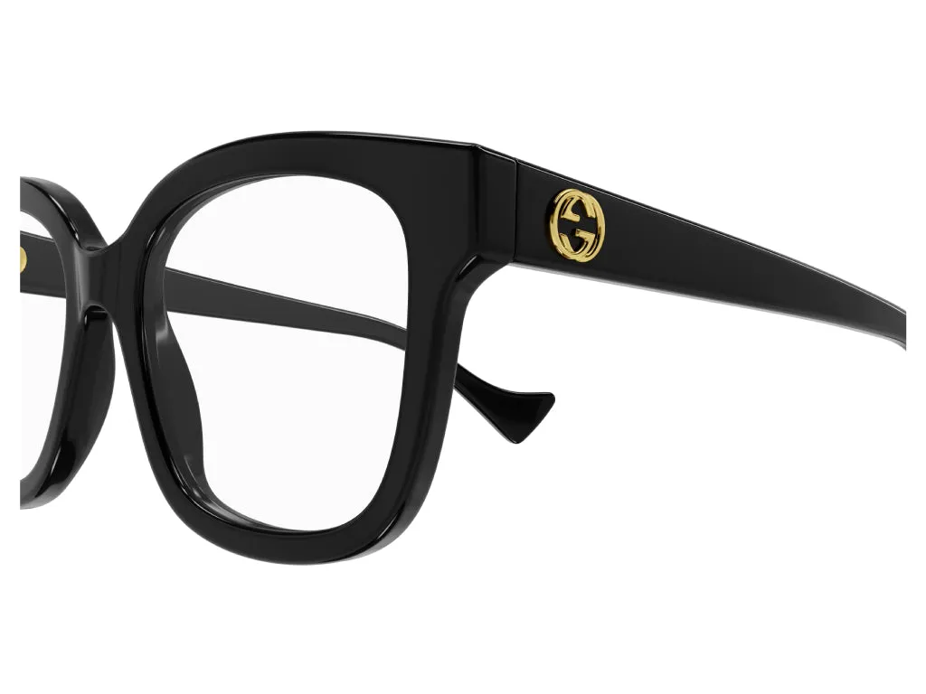 Gucci GG1258O 004 Montature da vista Plastica Nero Squadrata - immagine 4