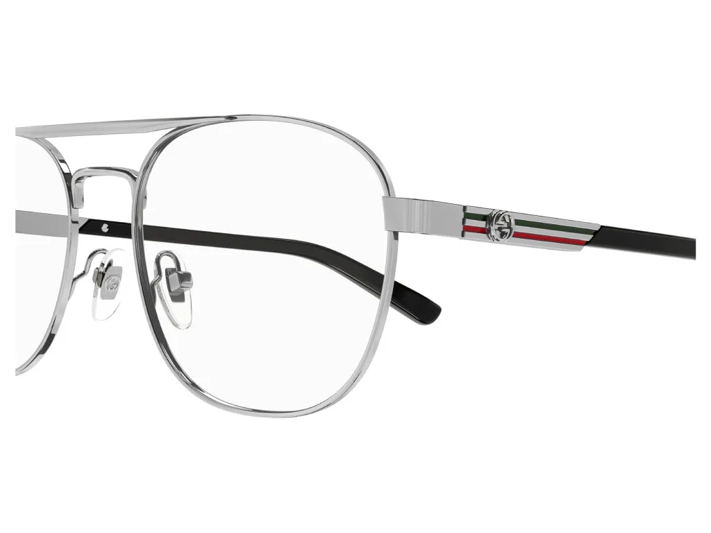 Gucci GG1290O 001 Montature da vista Metallo Rutenio Pilot - immagine 4