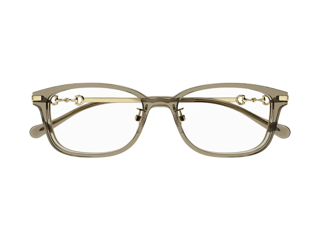 Gucci GG1129OJ 004 Montature da vista Acetato Marrone Squadrata - immagine 2