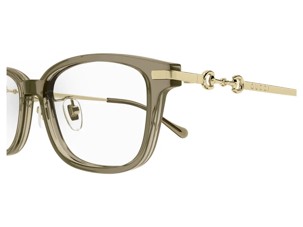 Gucci GG1129OJ 004 Montature da vista Acetato Marrone Squadrata - immagine 4