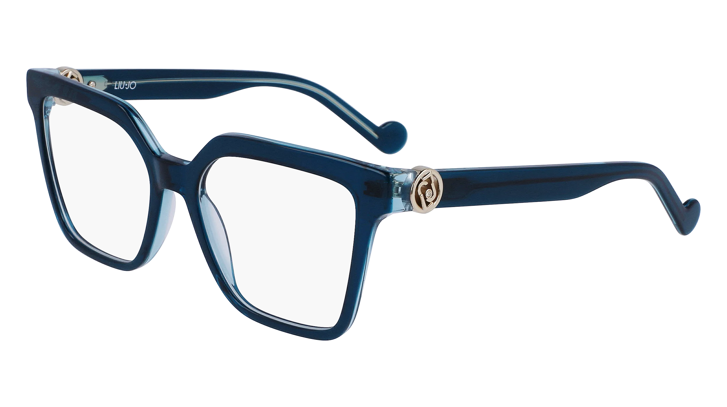 Liu Jo LJ2772R 424 Montature da vista Acetato Petrolio Farfalla Fotocromatiche - immagine 1