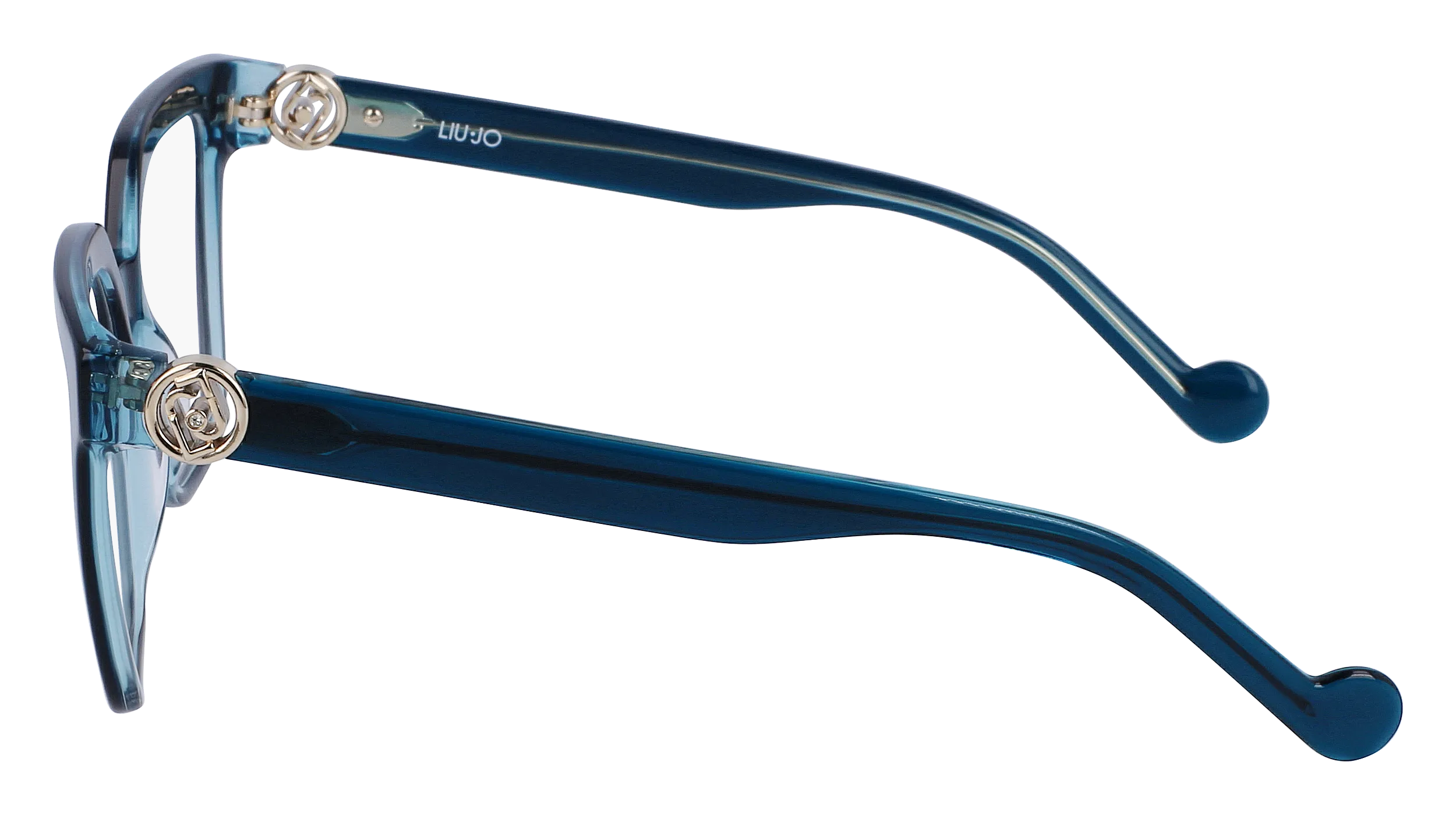 Liu Jo LJ2772R 424 Montature da vista Acetato Petrolio Farfalla Fotocromatiche - immagine 3