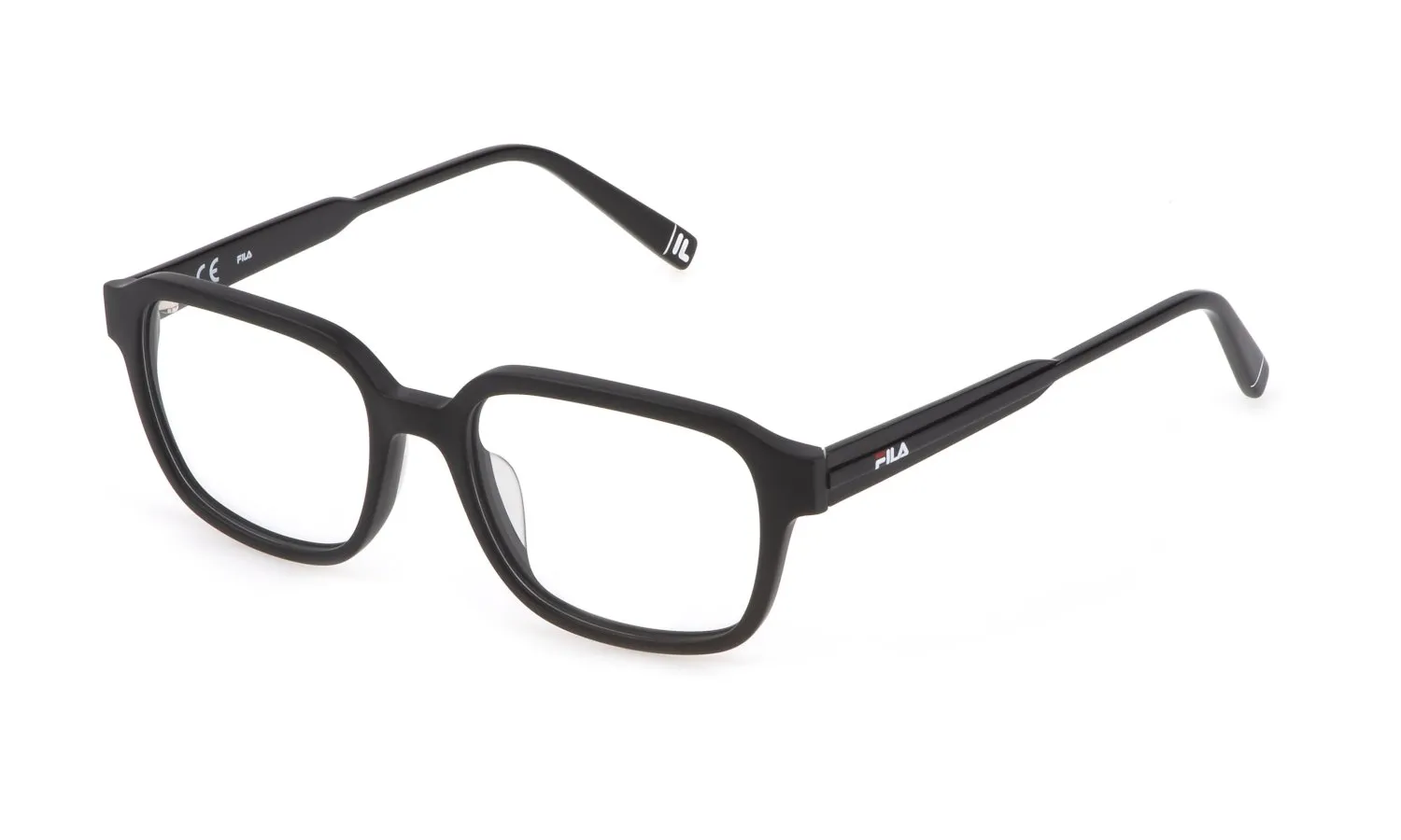 Fila VFI303 703 Montature da vista Acetato Nero Squadrata - immagine 1