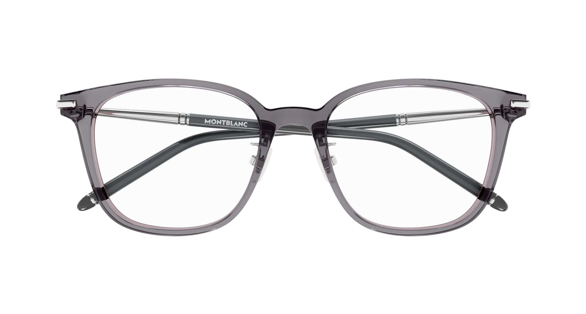 Montblanc MB0247OK 005 Montature da vista Acetato Grigio Squadrata - immagine 2
