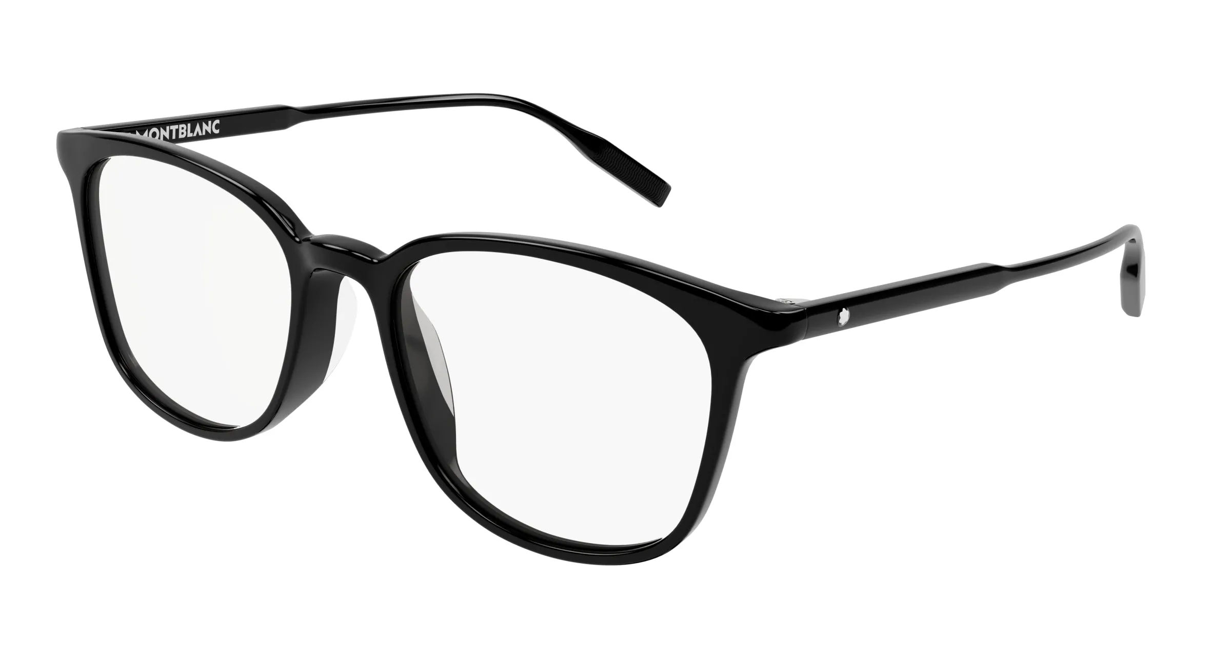 Montblanc MB0089OK 005 Montature da vista Acetato Nero Squadrata - immagine 1