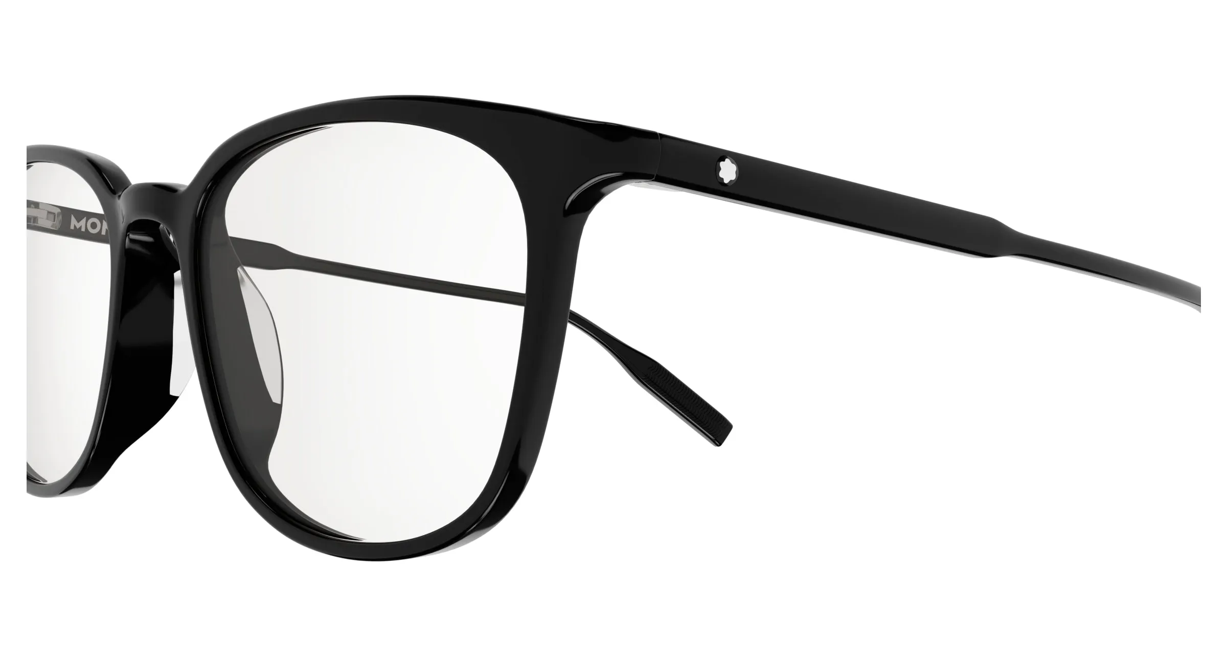 Montblanc MB0089OK 005 Montature da vista Acetato Nero Squadrata - immagine 3