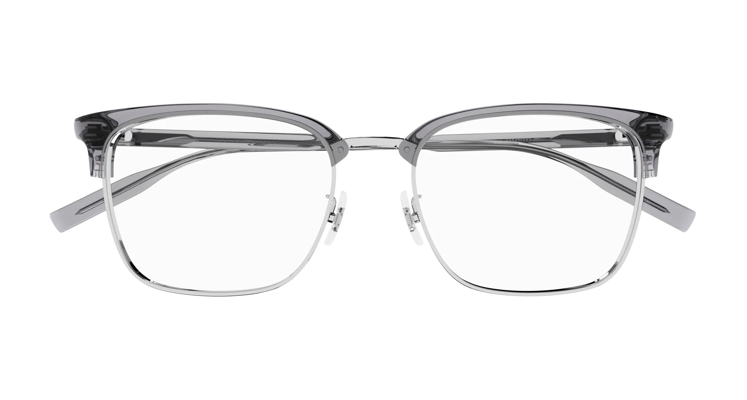 Montblanc MB0199OA 008 Montature da vista Acetato Grigio Squadrata - immagine 2