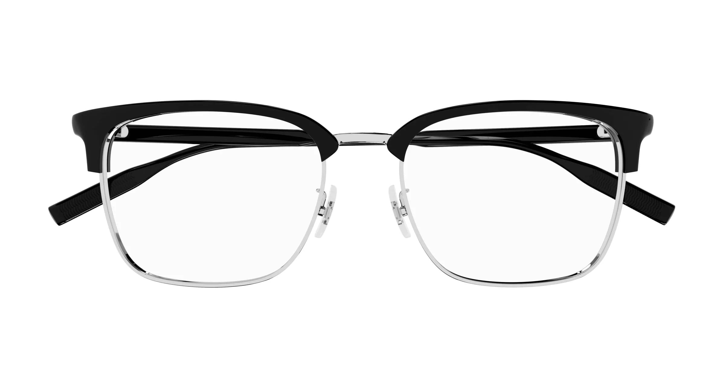 Montblanc MB0199OA 005 Montature da vista Acetato Nero Squadrata - immagine 2