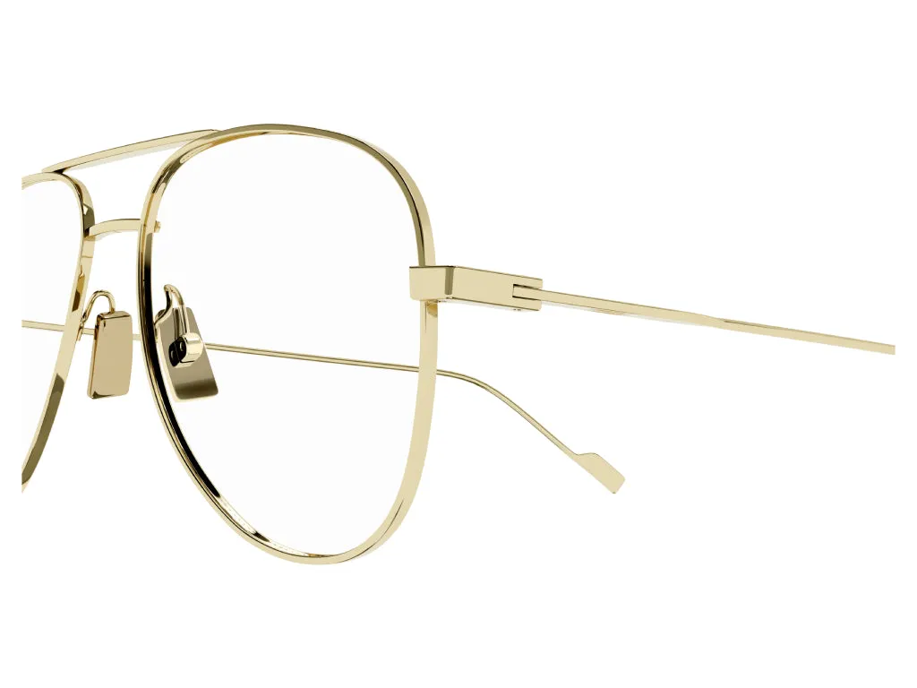 SAINT LAURENT CLASSIC 11 YSL 003 Montature da vista Metallo Oro Trasparente Pilot Antiriflesso ["Antiriflesso"] - immagine 4
