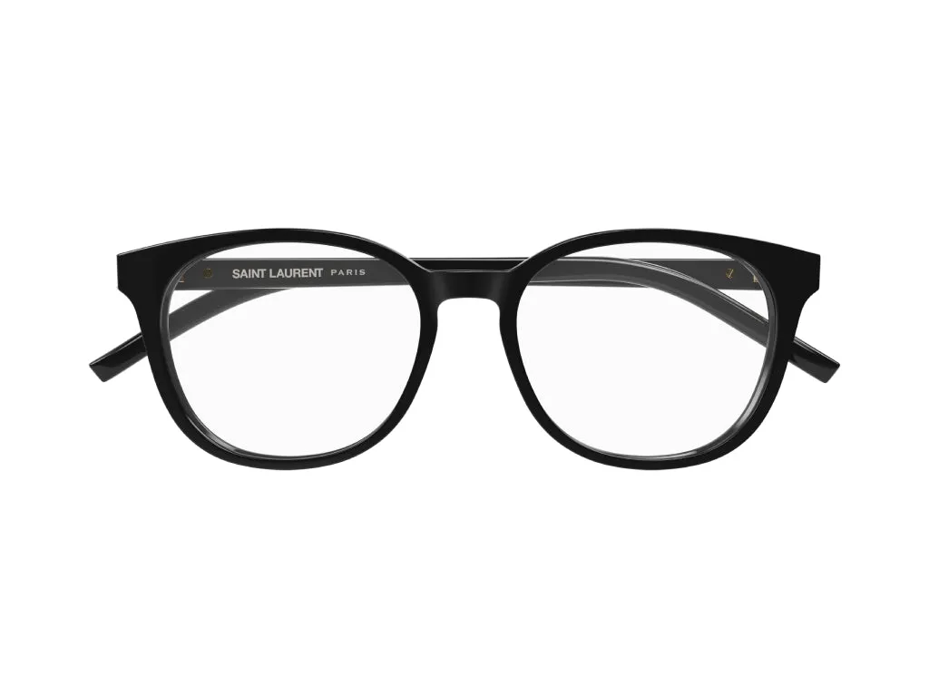 SAINT LAURENT SL M111/F 001 Montature da vista Plastica Nero Squadrata ["Antiriflesso"] - immagine 2