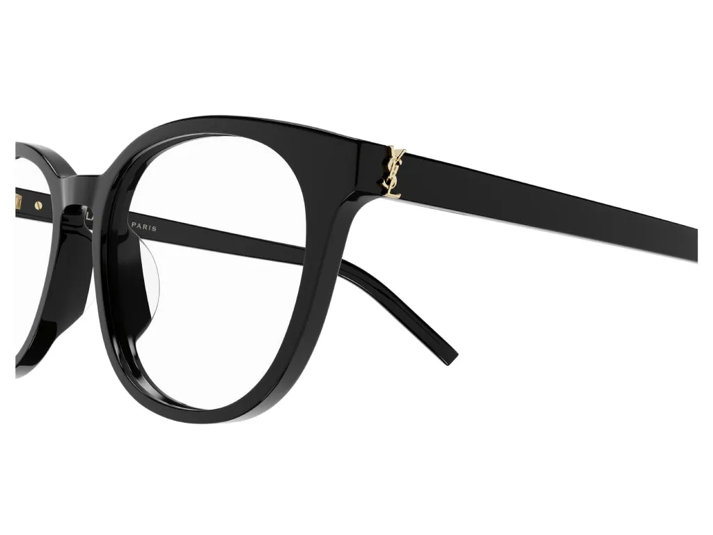 SAINT LAURENT SL M111/F 001 Montature da vista Plastica Nero Squadrata ["Antiriflesso"] - immagine 3