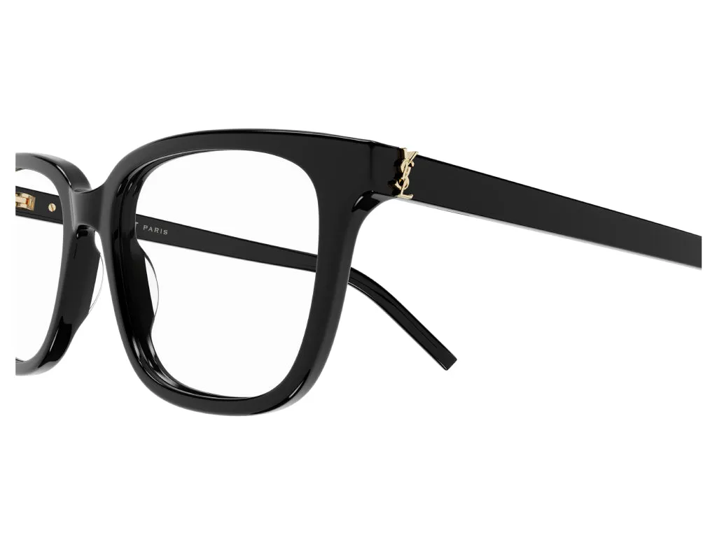 SAINT LAURENT SL M110/F 001 Montature da vista Acetato Nero Squadrata ["Antiriflesso"] - immagine 3