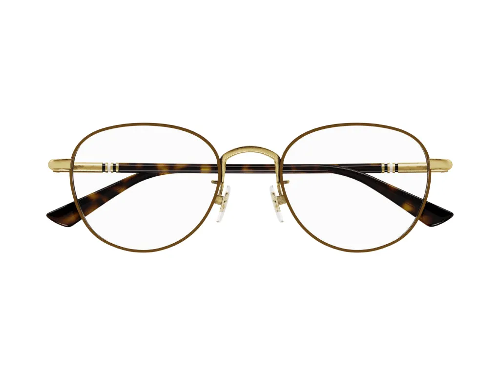 Gucci GG1128OJ 002 Montature da vista Titanio Marrone Rotonda - immagine 2