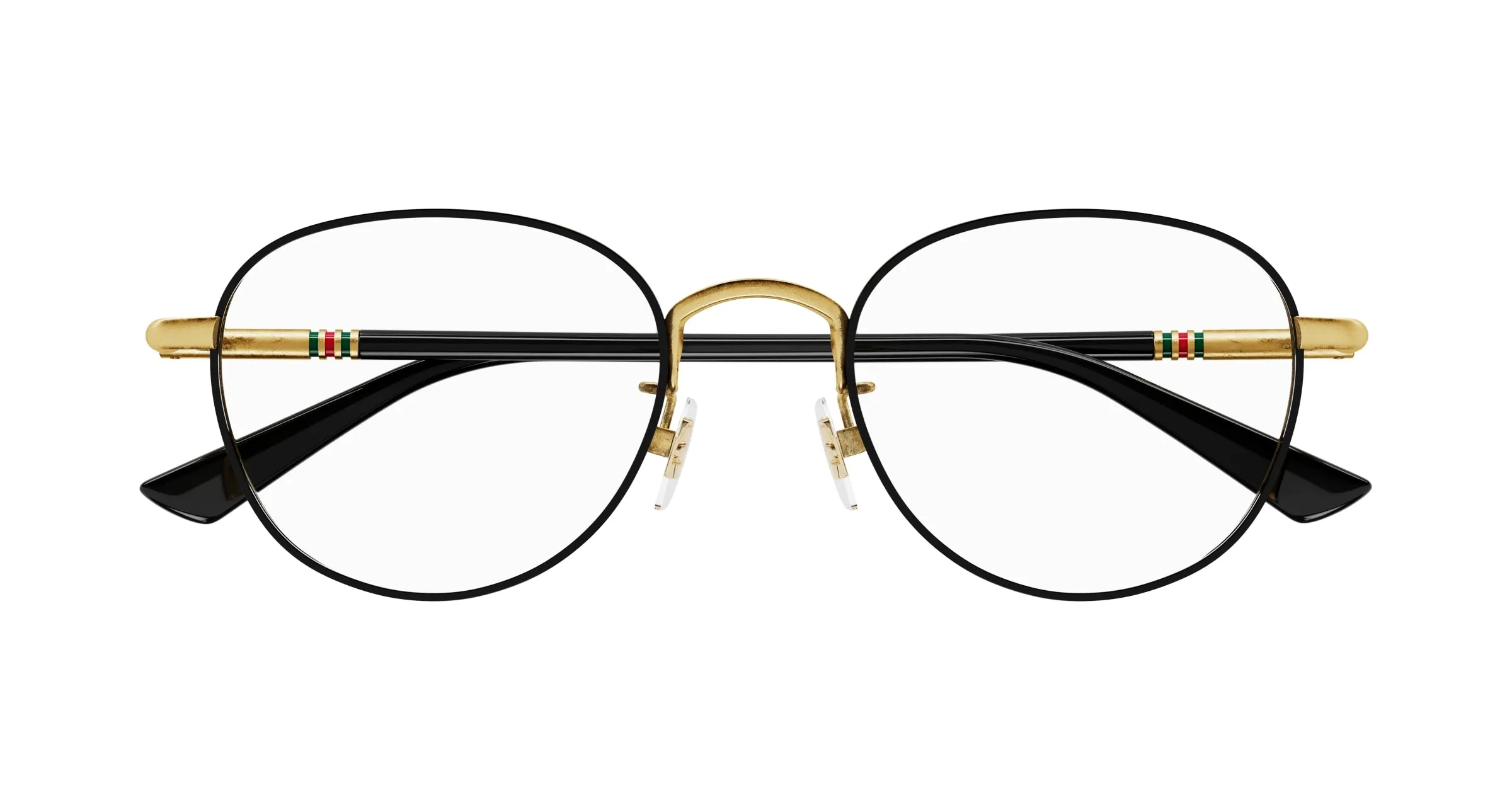 Gucci GG1128OJ 001 Montature da vista Titanio Nero Rotonda - immagine 3