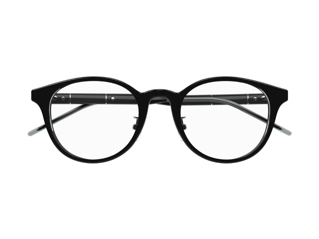 Gucci GG1229OJ 001 Montature da vista Acetato Nero Pantos - immagine 2