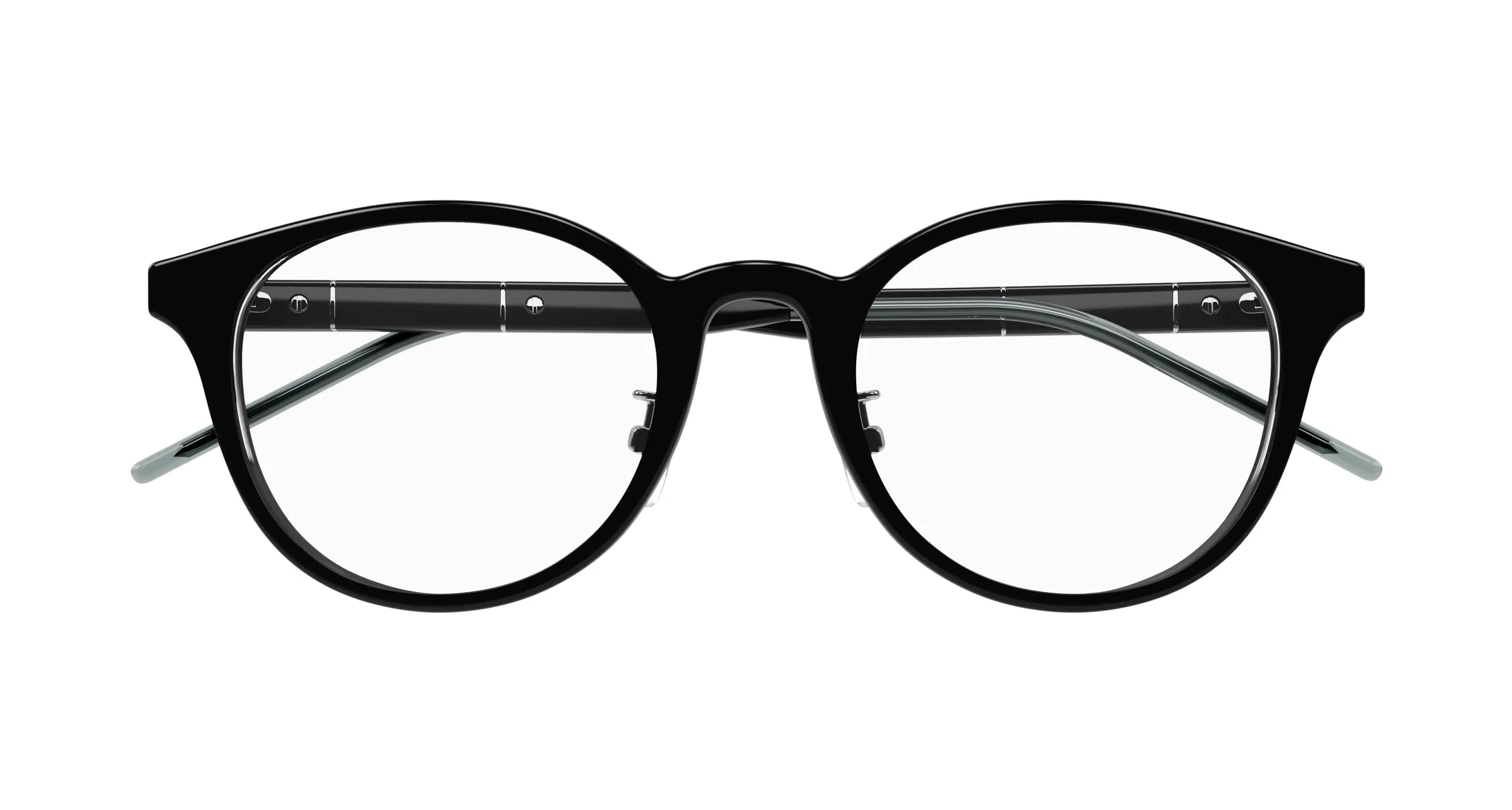 Gucci GG1229OJ 001 Montature da vista Acetato Nero Pantos - immagine 3