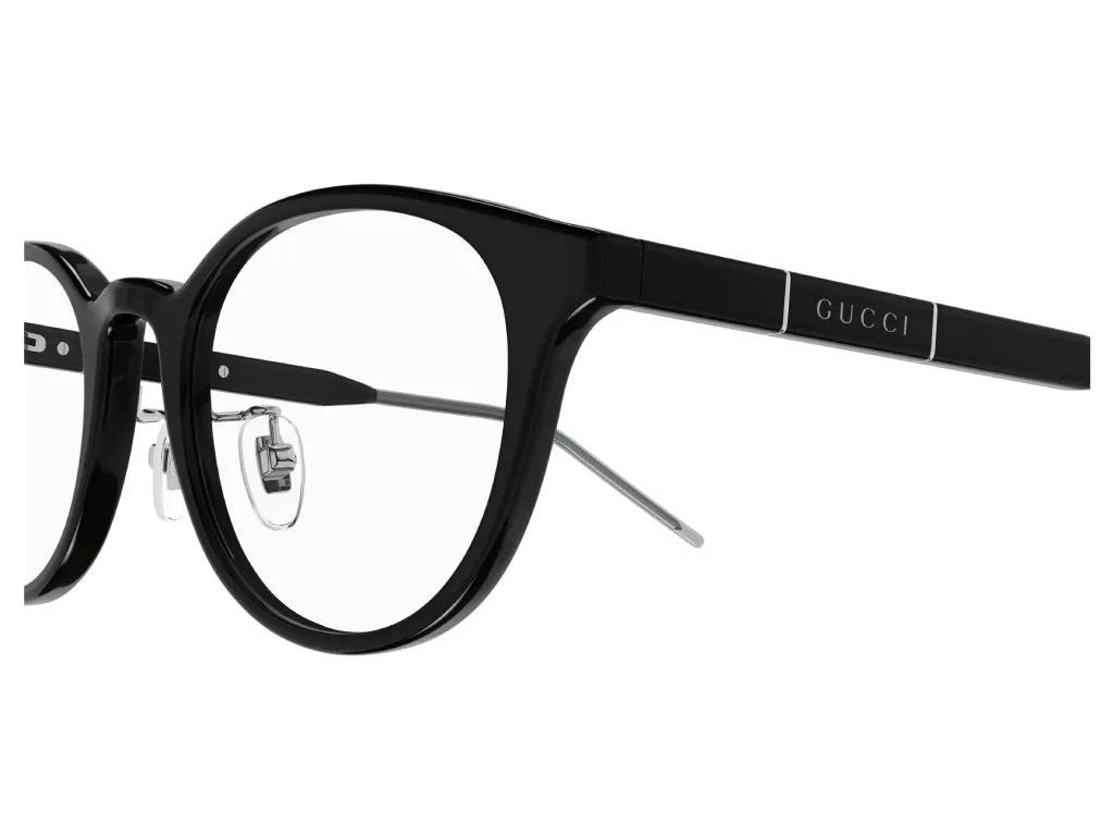 Gucci GG1229OJ 001 Montature da vista Acetato Nero Pantos - immagine 4