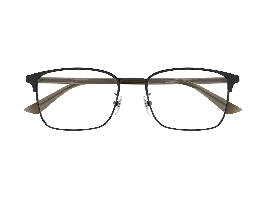 Gucci GG1124OA 003 Montature da vista Metallo Nero Squadrata - immagine 2