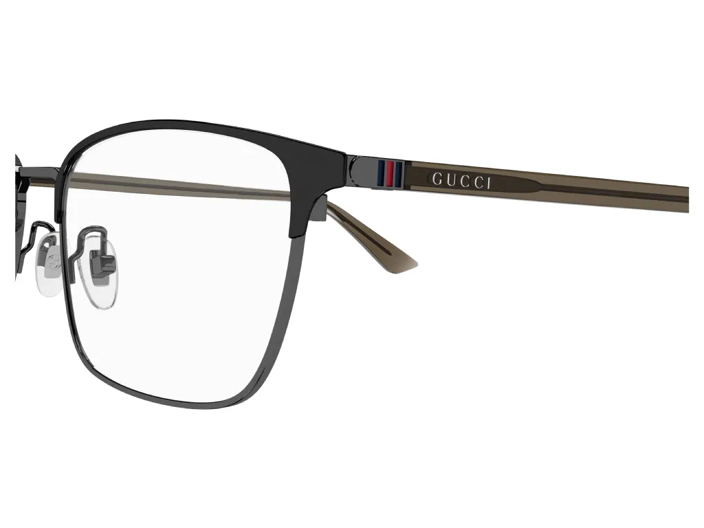 Gucci GG1124OA 003 Montature da vista Metallo Nero Squadrata - immagine 4