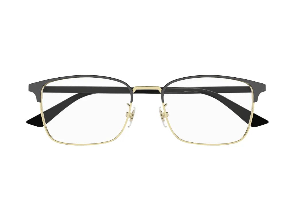 Gucci GG1124OA 001 Montature da vista Metallo Nero Squadrata - immagine 2