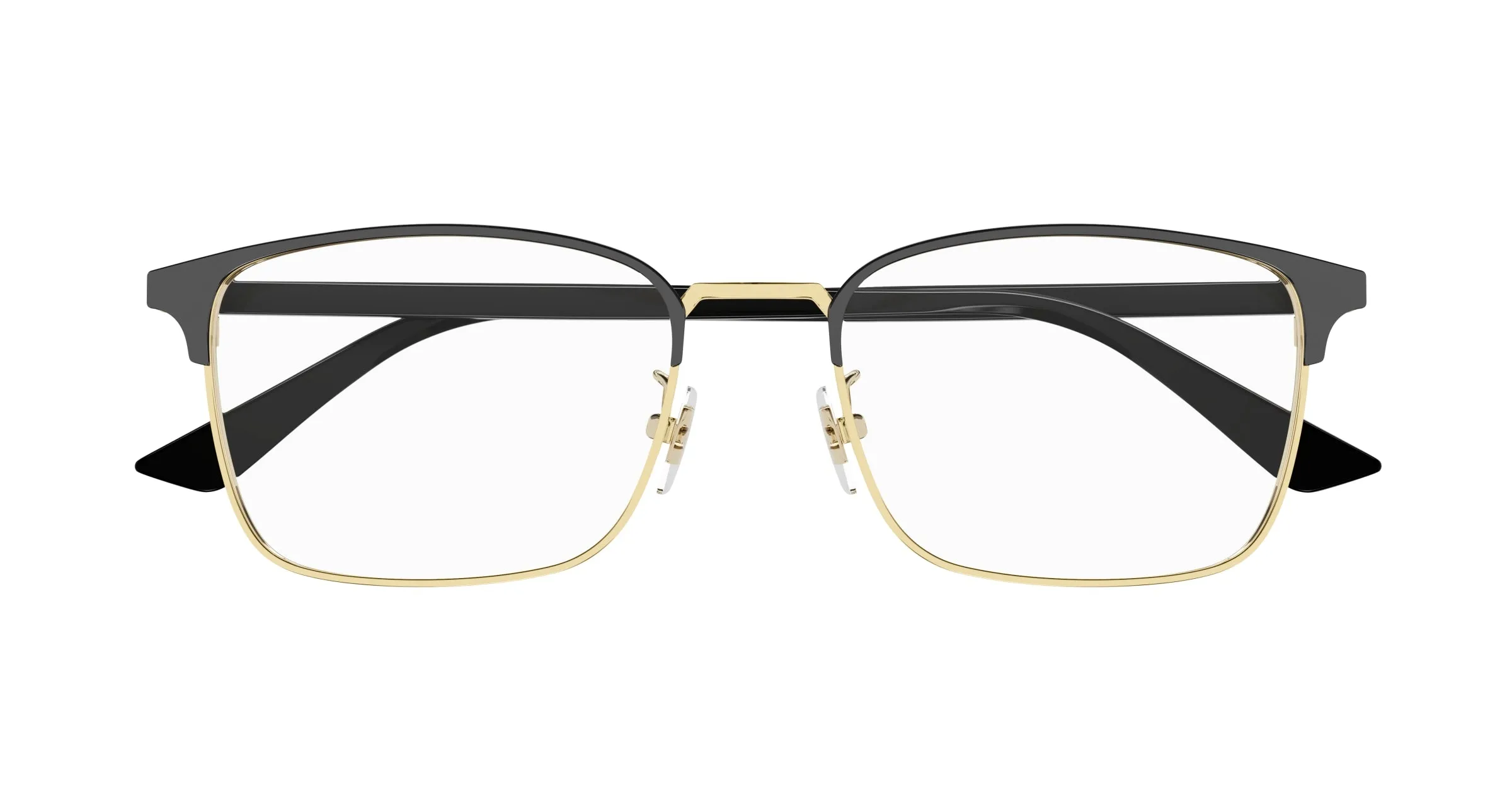 Gucci GG1124OA 001 Montature da vista Metallo Nero Squadrata - immagine 3