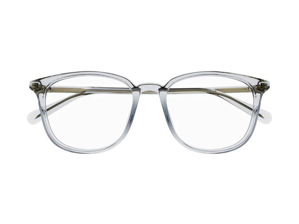 Gucci GG1230OA 003 Montature da vista Plastica Grigio Squadrata - immagine 2