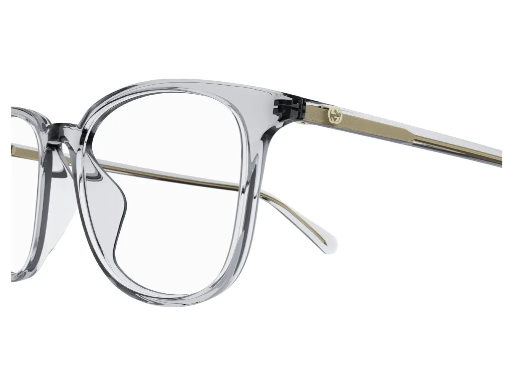 Gucci GG1230OA 003 Montature da vista Plastica Grigio Squadrata - immagine 4