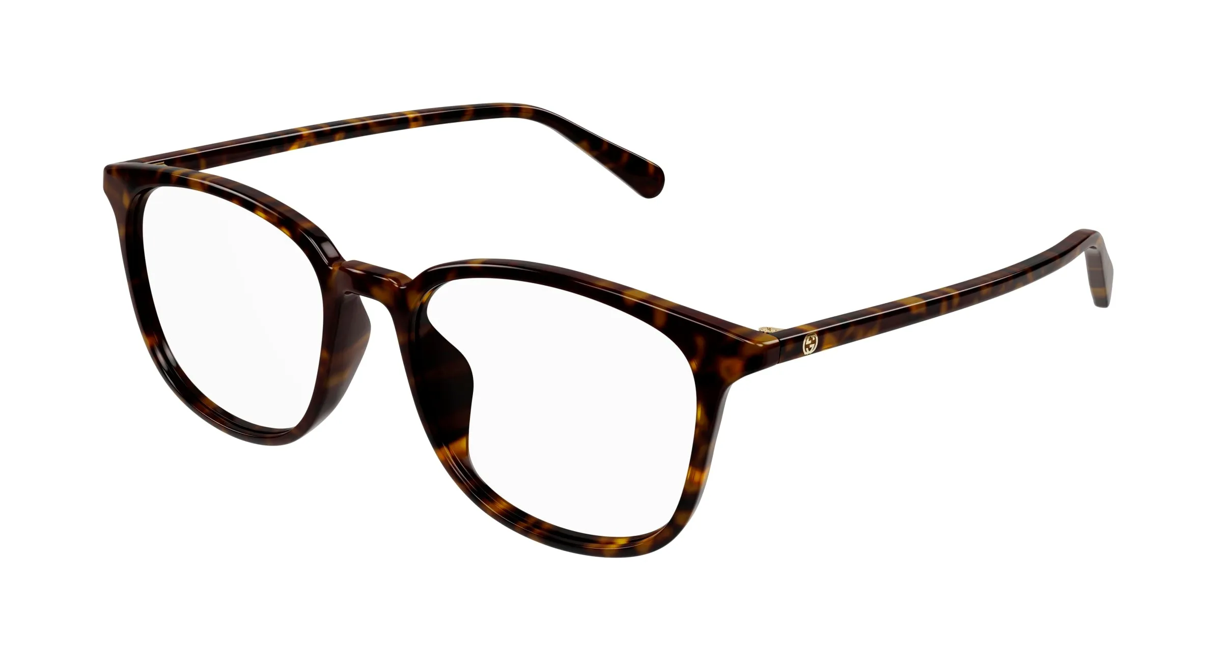 Gucci GG1230OA 001 Montature da vista Plastica Havana Squadrata - immagine 1