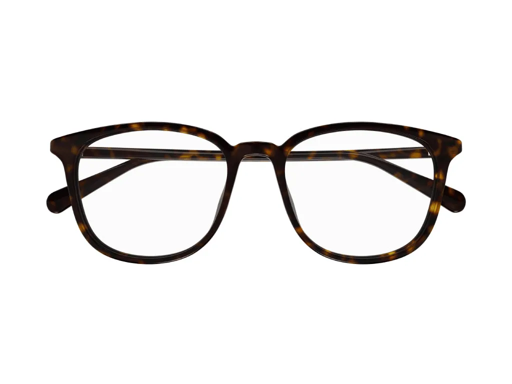 Gucci GG1230OA 001 Montature da vista Plastica Havana Squadrata - immagine 2
