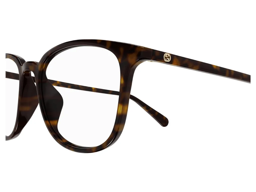 Gucci GG1230OA 001 Montature da vista Plastica Havana Squadrata - immagine 4