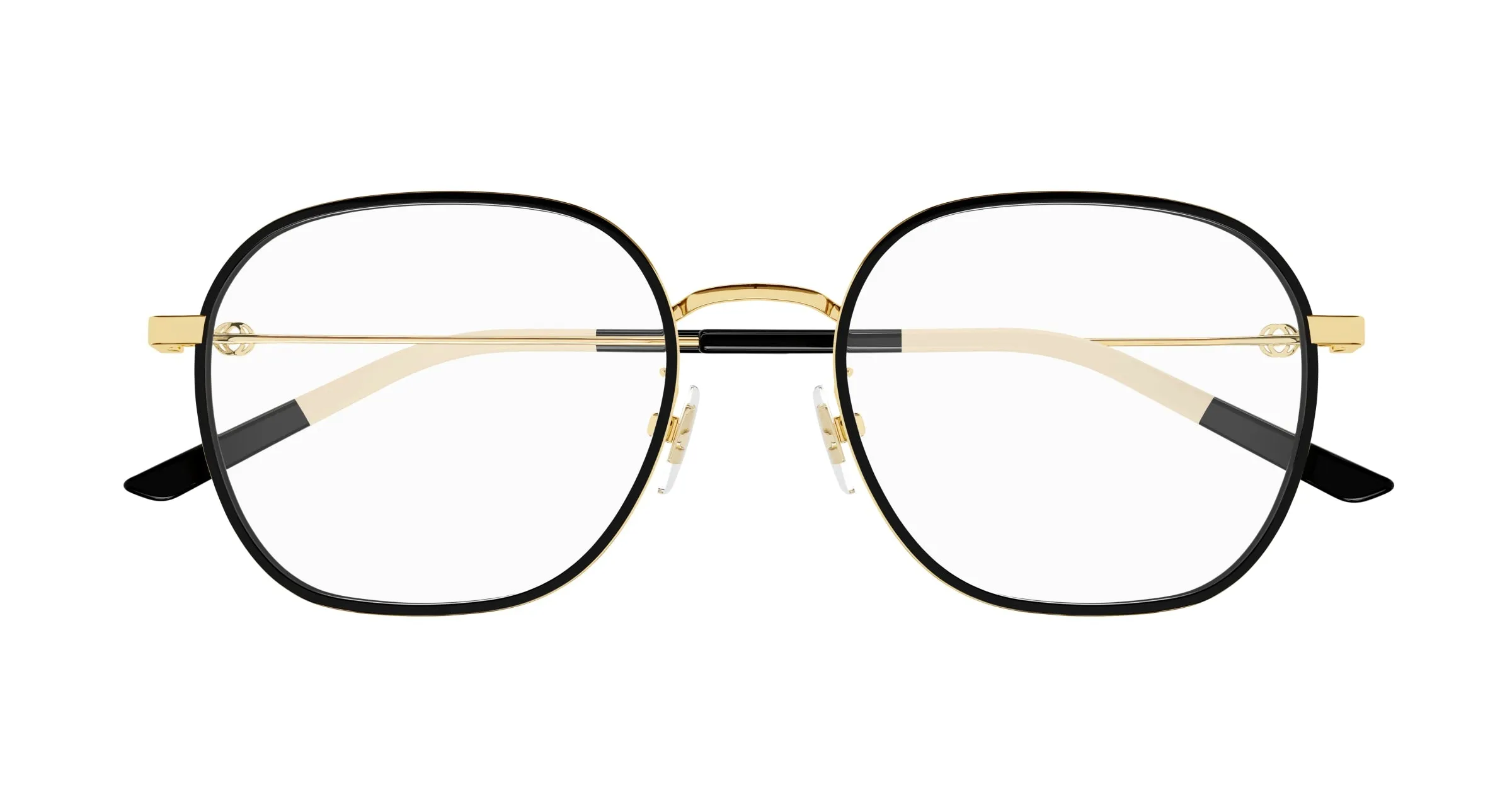 Gucci GG1198OA 003 Montature da vista Metallo Oro / Nero Squadrata - immagine 3
