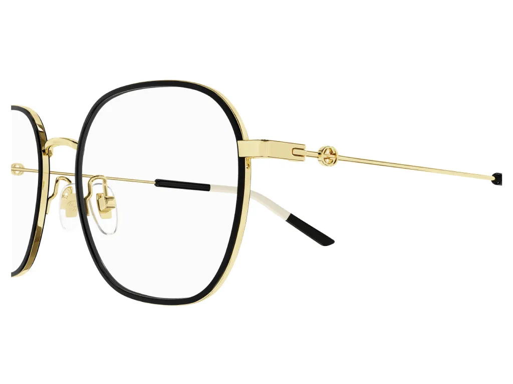Gucci GG1198OA 003 Montature da vista Metallo Oro / Nero Squadrata - immagine 4