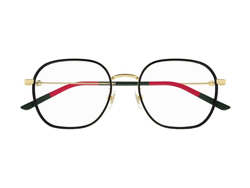 Gucci GG1198OA 001 Montature da vista Metallo Oro Squadrata - immagine 2