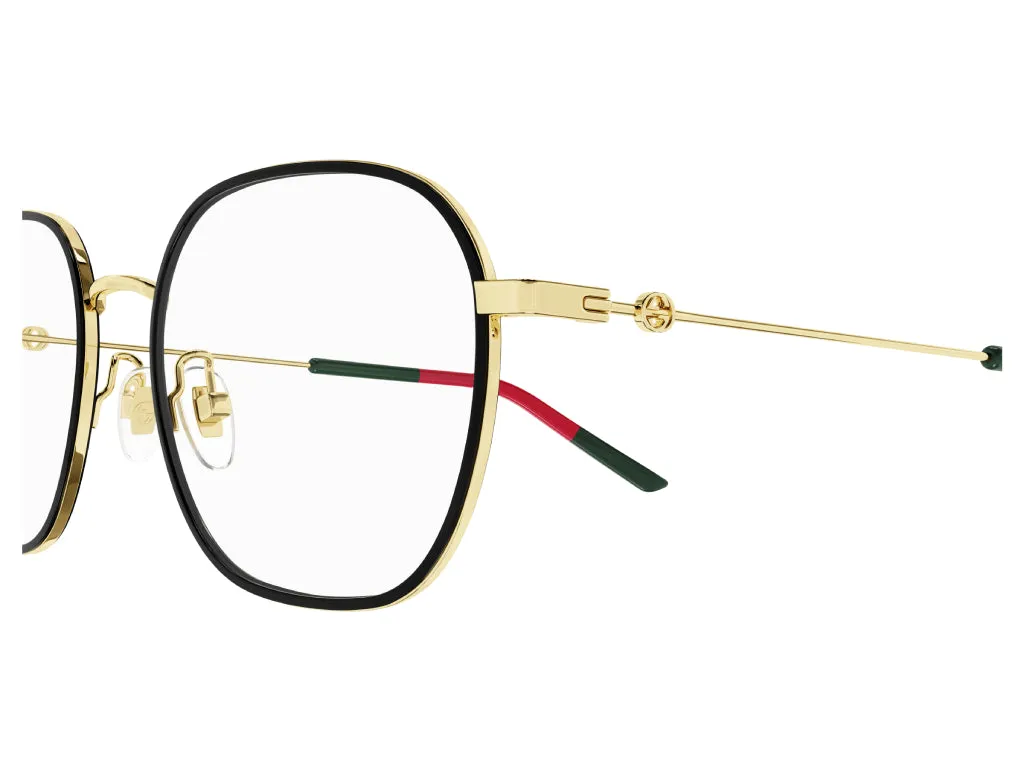Gucci GG1198OA 001 Montature da vista Metallo Oro Squadrata - immagine 4