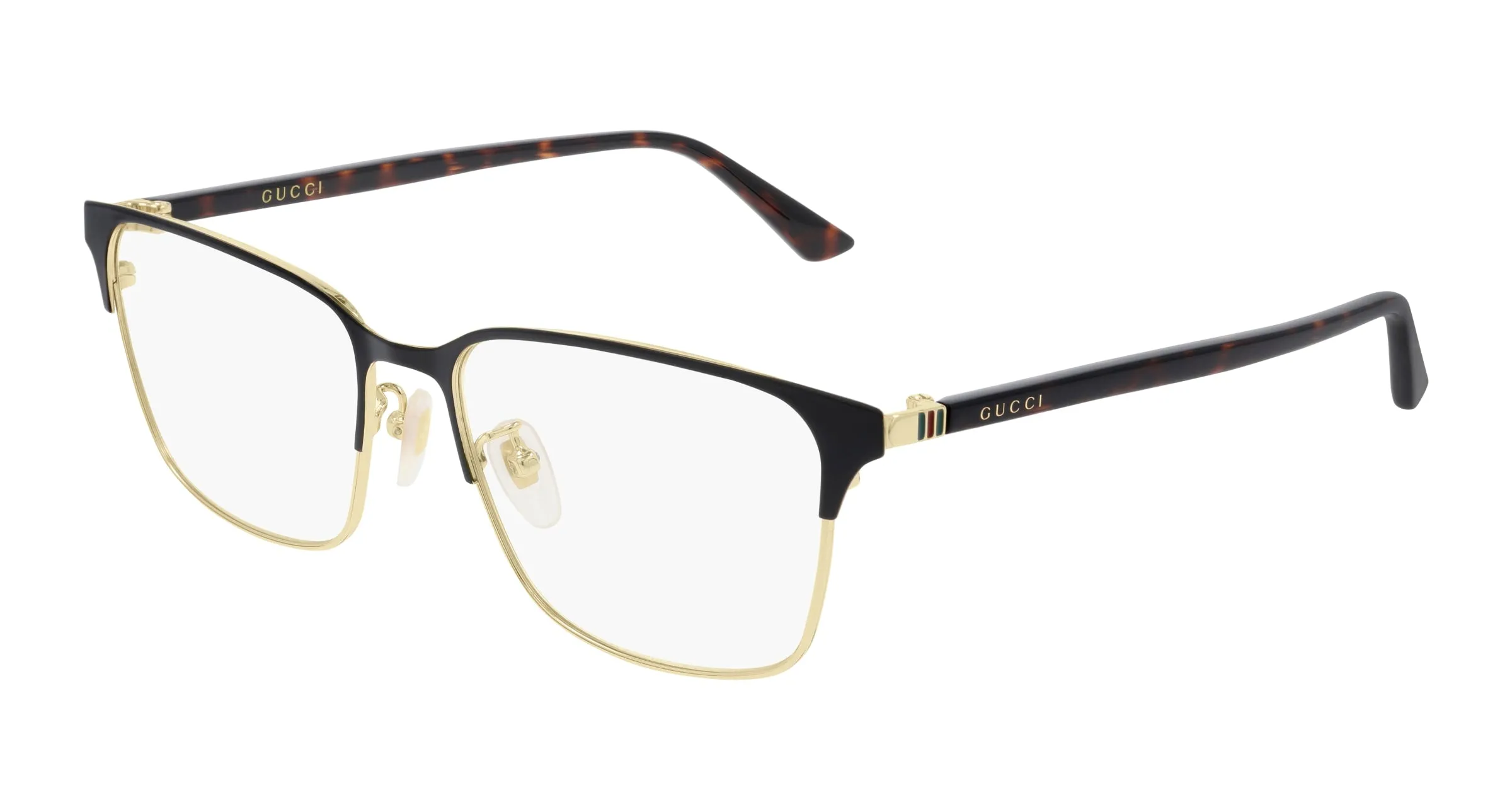 Gucci GG0756OA 002 Montature da vista Metallo Oro Squadrata - immagine 1