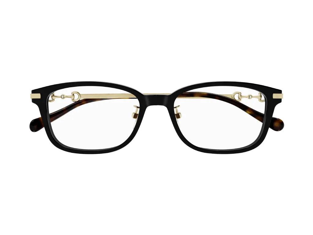 Gucci GG1129OJ 001 Montature da vista Acetato Nero Squadrata - immagine 2