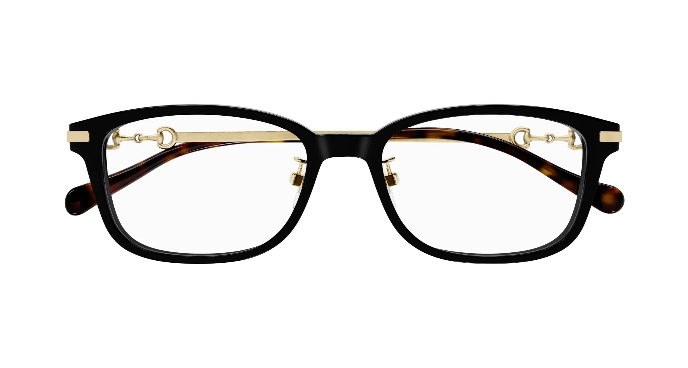 Gucci GG1129OJ 001 Montature da vista Acetato Nero Squadrata - immagine 3