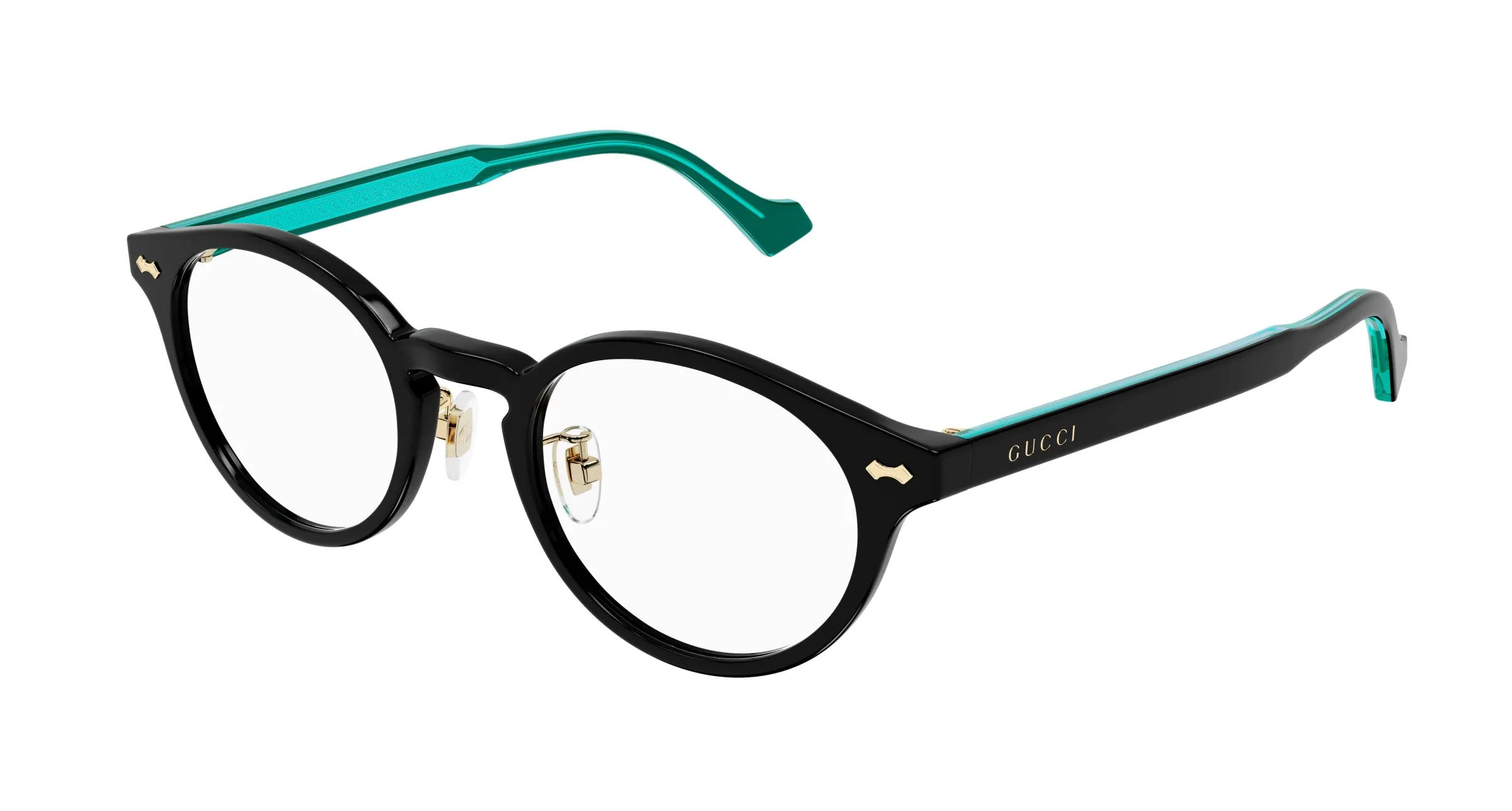 Gucci GG1127OJ 003 Montature da vista Plastica Nero Rotonda - immagine 1