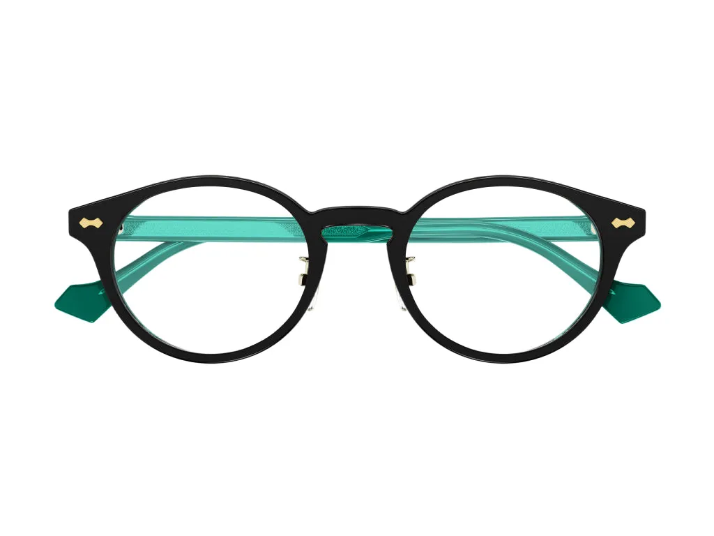 Gucci GG1127OJ 003 Montature da vista Plastica Nero Rotonda - immagine 2