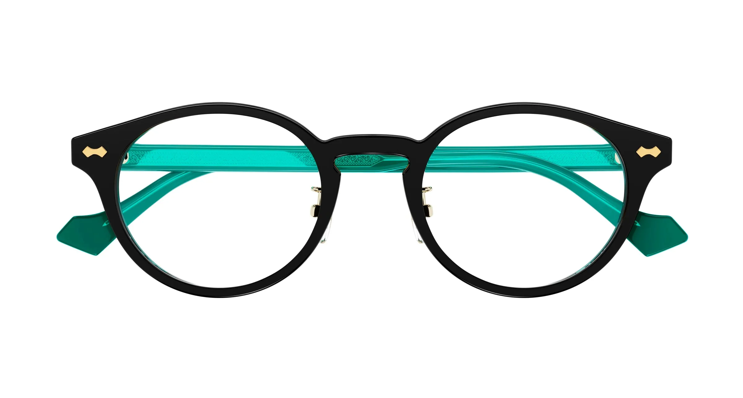 Gucci GG1127OJ 003 Montature da vista Plastica Nero Rotonda - immagine 3