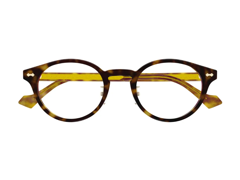 Gucci GG1127OJ 002 Montature da vista Plastica Havana Rotonda - immagine 2