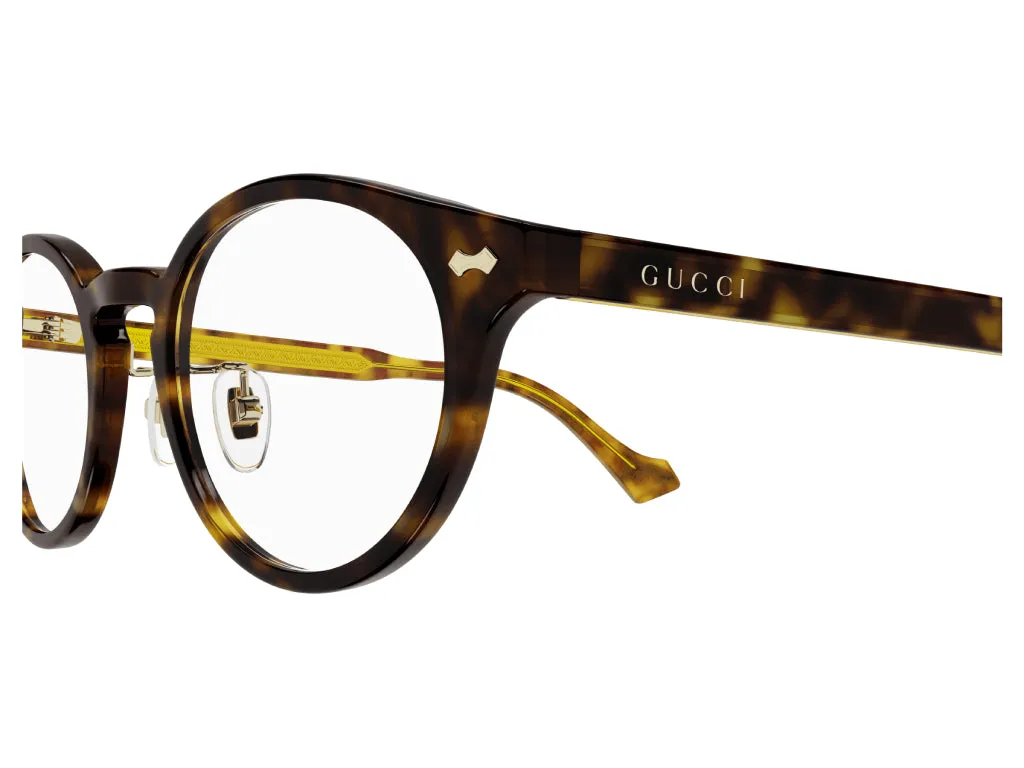 Gucci GG1127OJ 002 Montature da vista Plastica Havana Rotonda - immagine 4