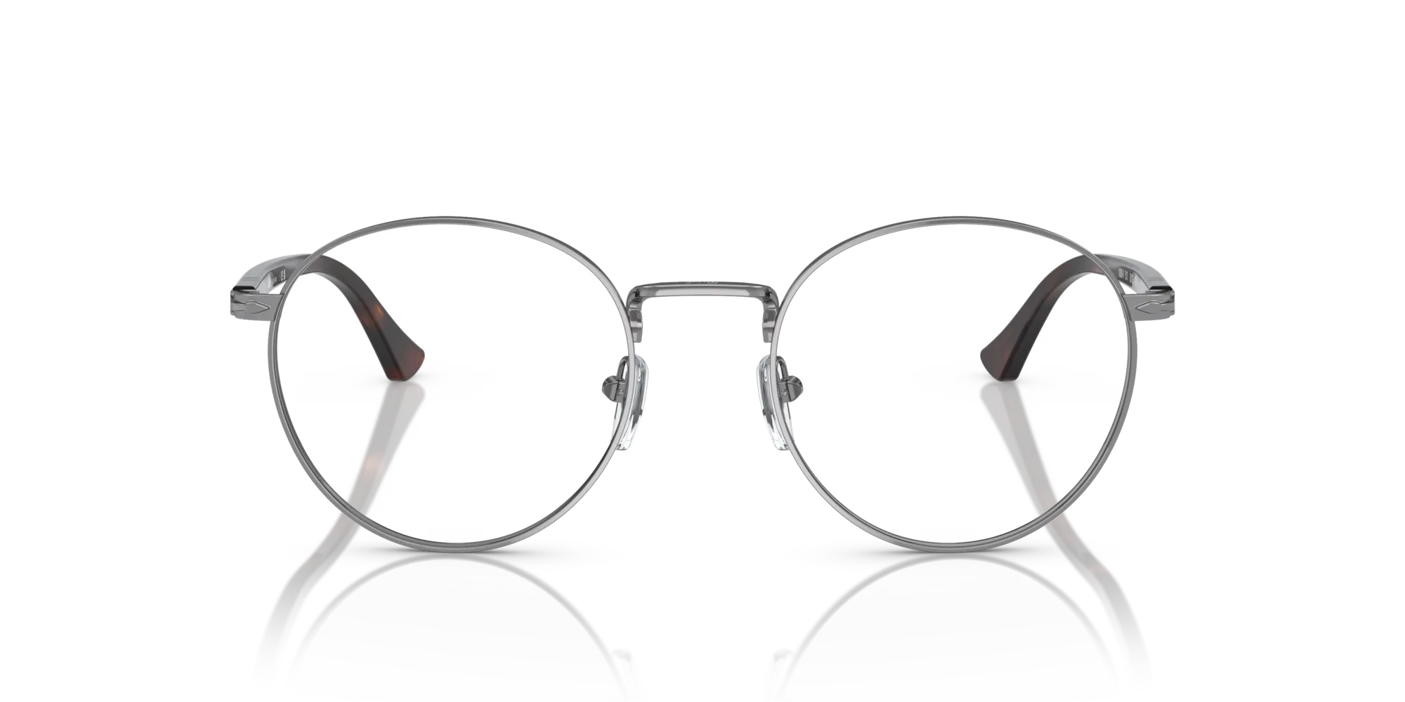 Persol PO1008V 513 Montature da vista Metallo Grigio Trasparente Pillow Normale - immagine 3