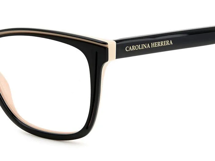 Carolina Herrera HER 0172 KDX Montature da vista Acetato Nero Squadrata - immagine 3